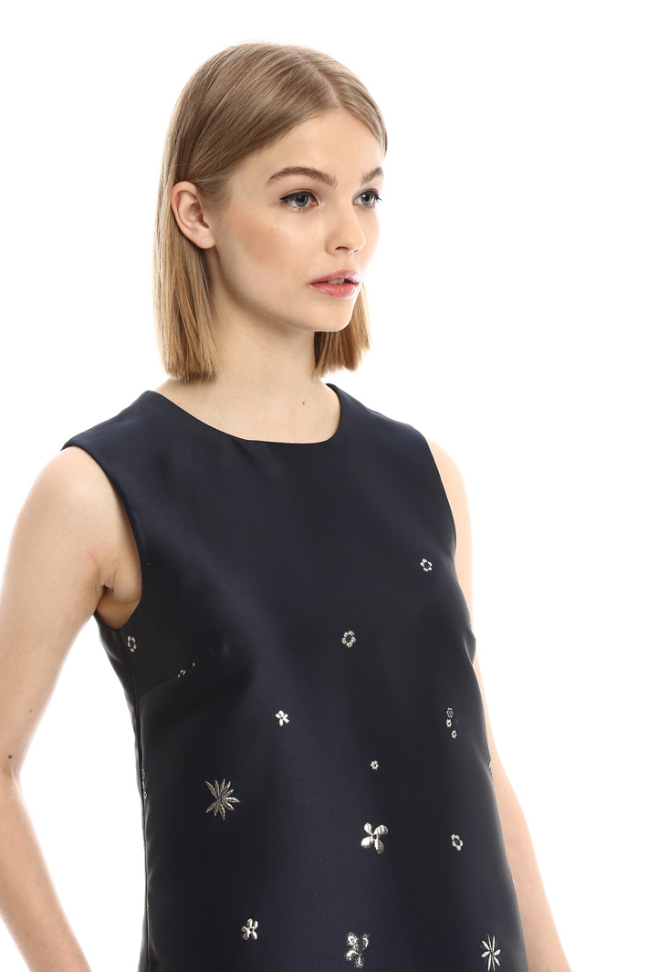 Abito con fiori in lurex Fashion Market Abito con fiori in lurex Fashion Market