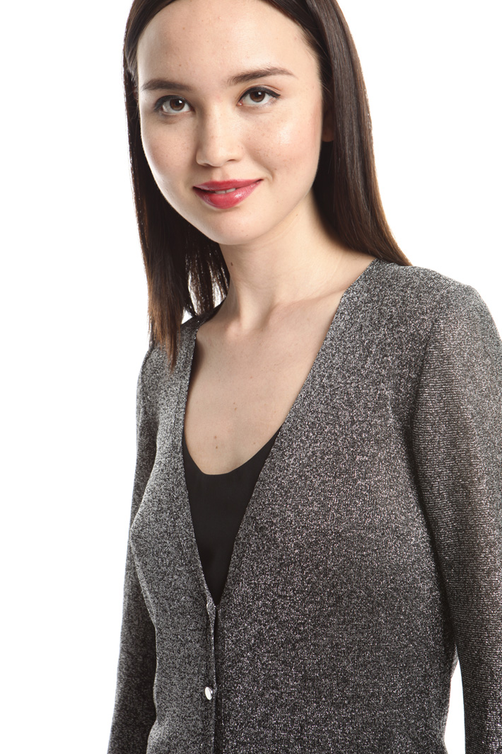 Cardigan in filato lamé Fashion Market Cardigan in filato lamé Fashion Market