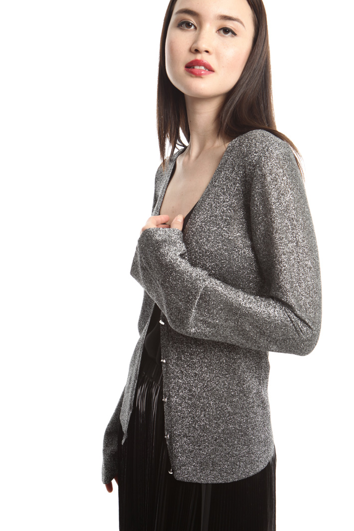 Cardigan in filato lamé Fashion Market Cardigan in filato lamé Fashion Market