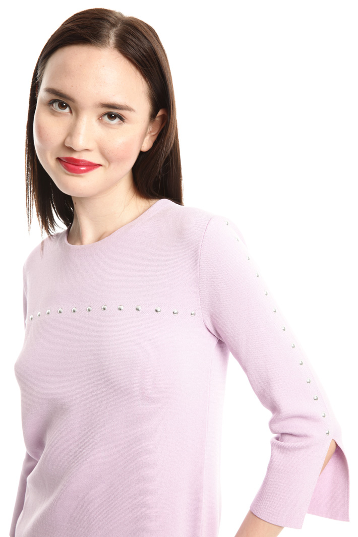 Maglia in viscosa con borchie Fashion Market Maglia in viscosa con borchie Fashion Market