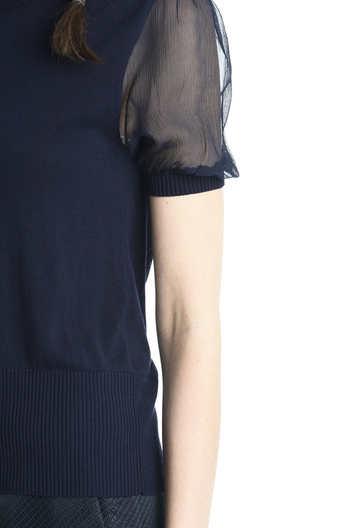 Maglia con manica in seta Fashion Market Maglia con manica in seta Fashion Market