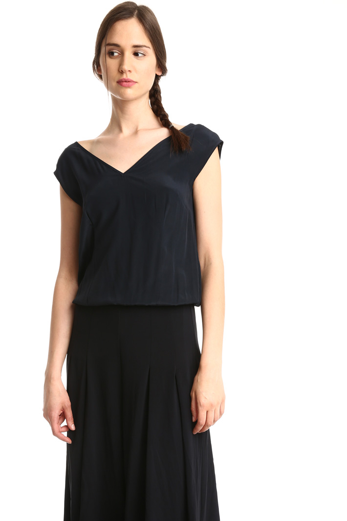 Tuta in crepe e jersey Fashion Market Tuta in crepe e jersey Fashion Market