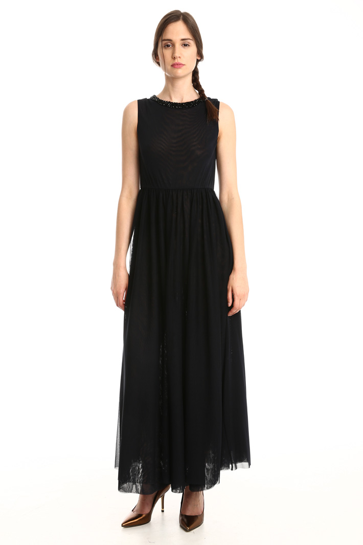 Abito lungo in jersey tulle Fashion Market Abito lungo in jersey tulle Fashion Market