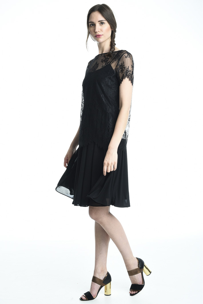 Abito in jersey e pizzo Fashion Market Abito in jersey e pizzo Fashion Market