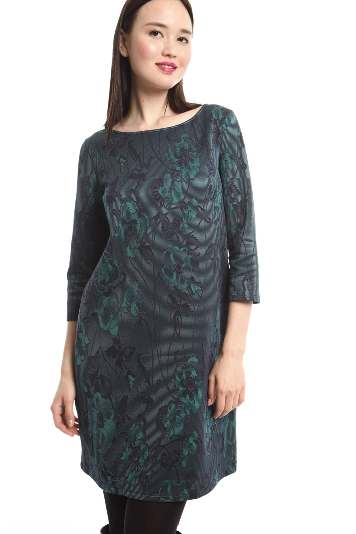 Abito in ottoman jacquard Fashion Market Abito in ottoman jacquard Fashion Market
