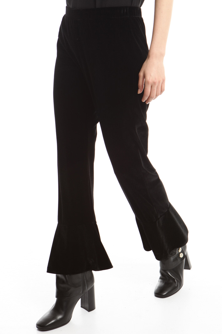 Pantalone effetto velluto Fashion Market Pantalone effetto velluto Fashion Market