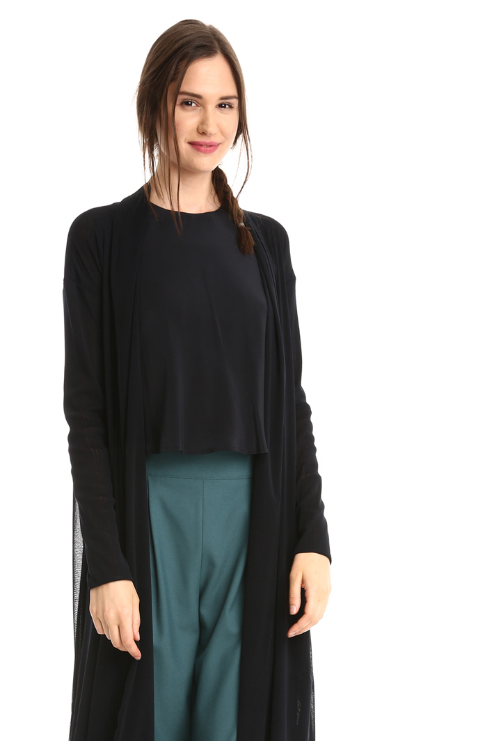 Spolverino in tulle stretch Fashion Market Spolverino in tulle stretch Fashion Market