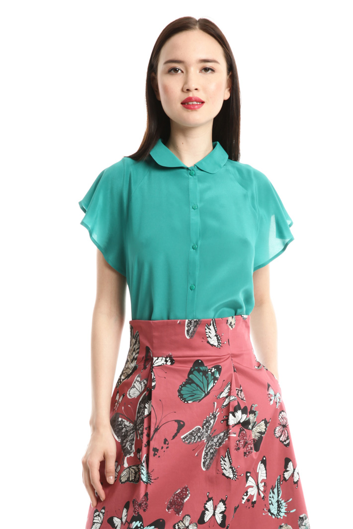 Top in crepe de chine di seta Fashion Market Top in crepe de chine di seta Fashion Market