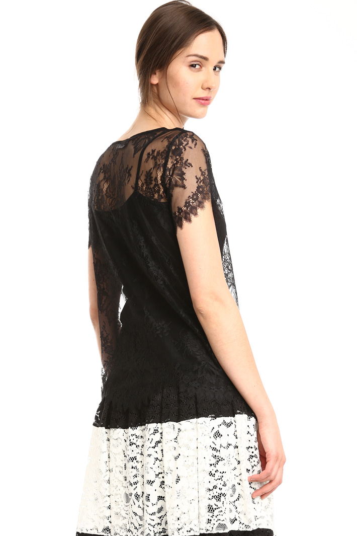 Top in pizzo smerlato Fashion Market Top in pizzo smerlato Fashion Market