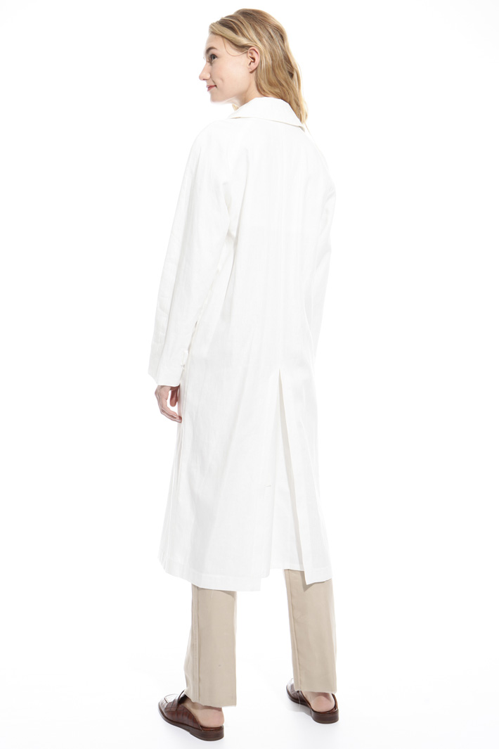 Trench in puro lino Fashion Market Trench in puro lino Fashion Market