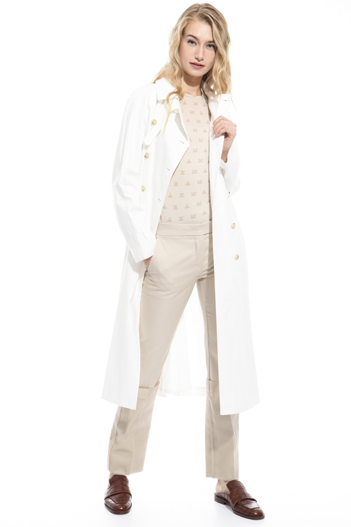 Trench in puro lino Fashion Market Trench in puro lino Fashion Market