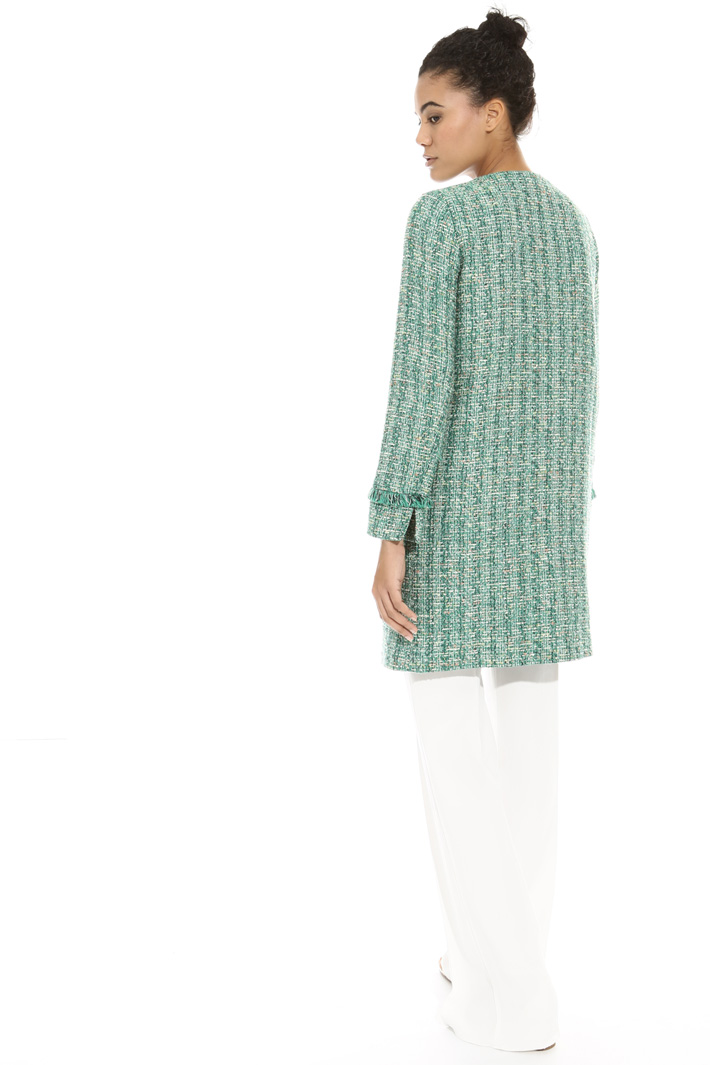 Spolverino in stuoia jacquard Fashion Market Spolverino in stuoia jacquard Fashion Market