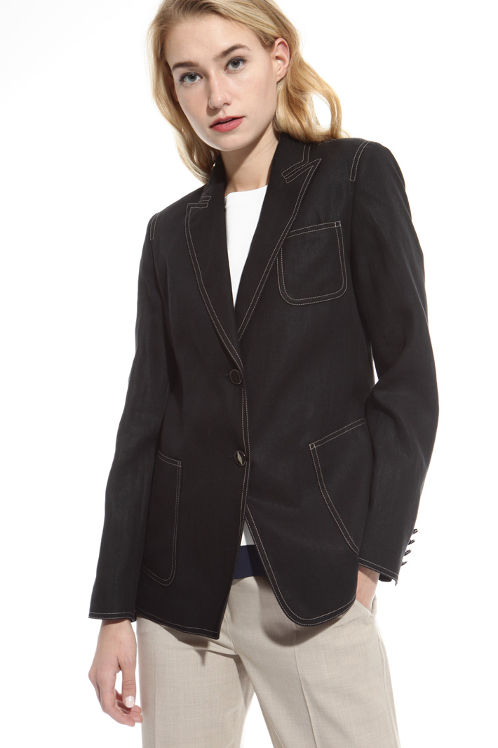 Blazer cucito a contrasto Fashion Market Blazer cucito a contrasto Fashion Market