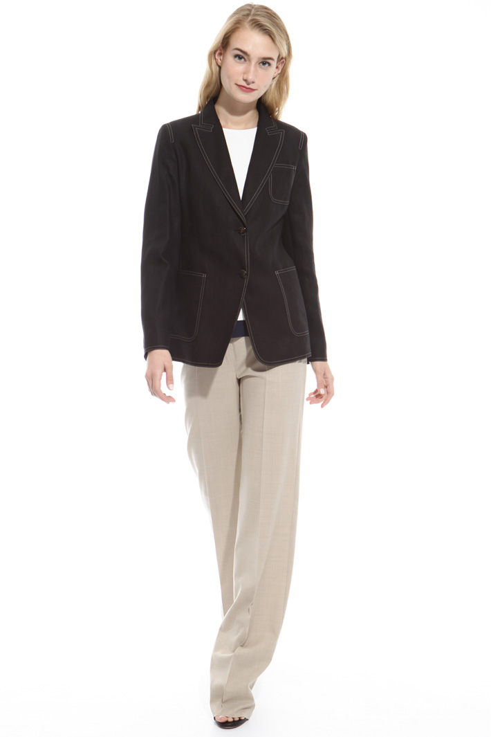 Blazer cucito a contrasto Fashion Market Blazer cucito a contrasto Fashion Market