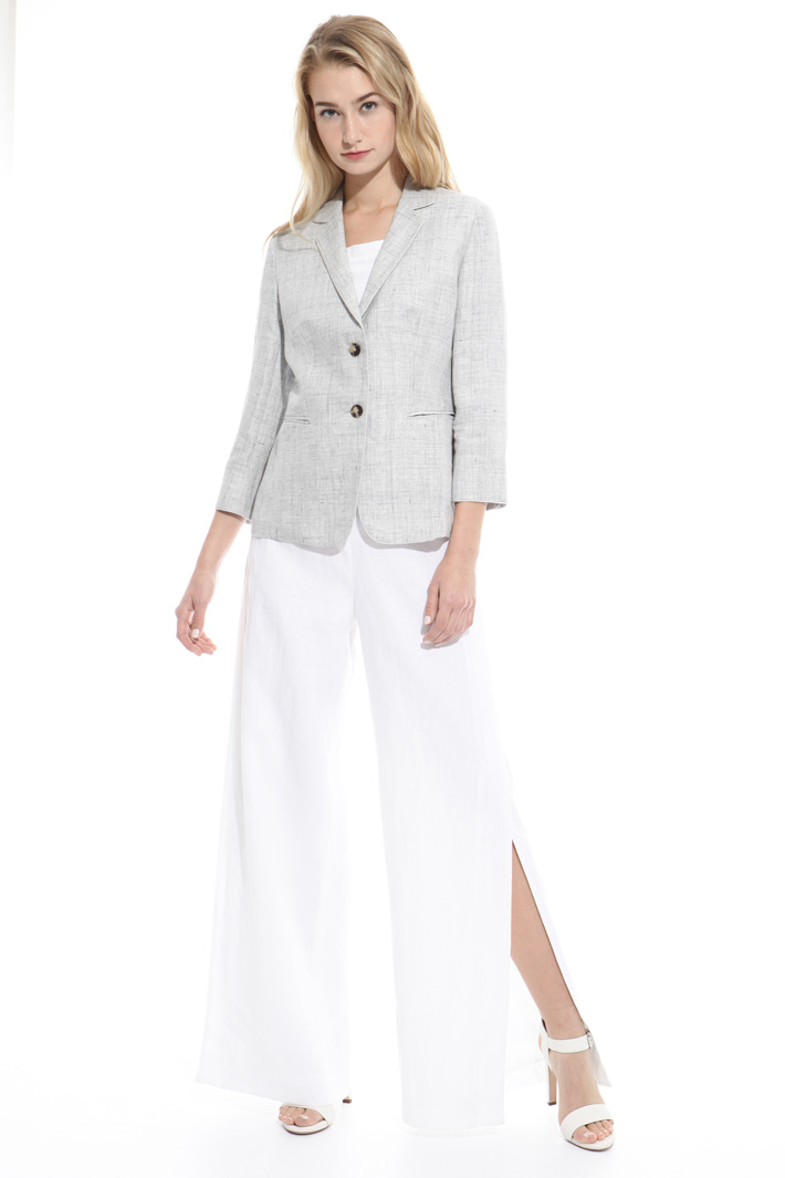 Blazer in lino fiammato Fashion Market Blazer in lino fiammato Fashion Market