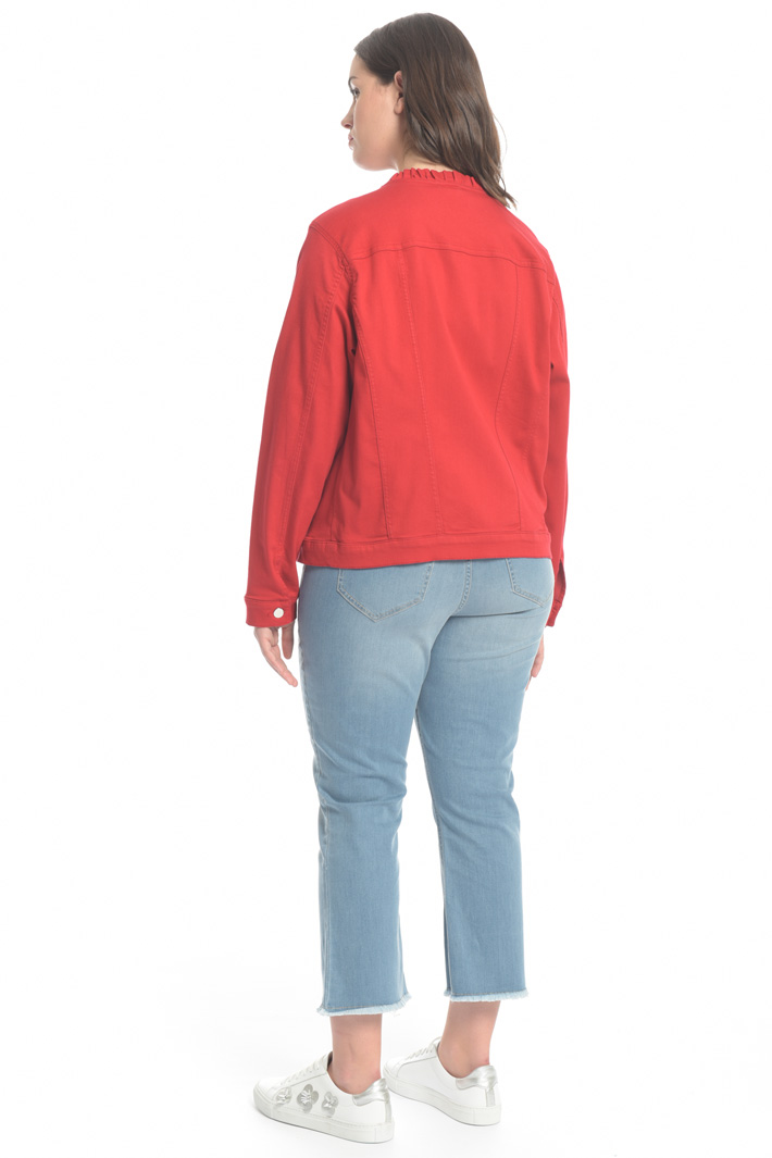 Giacca in bull di cotone Fashion Market Giacca in bull di cotone Fashion Market