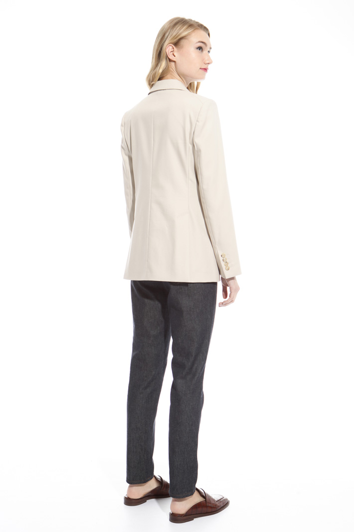 Blazer in twill di puro cotone Fashion Market Blazer in twill di puro cotone Fashion Market