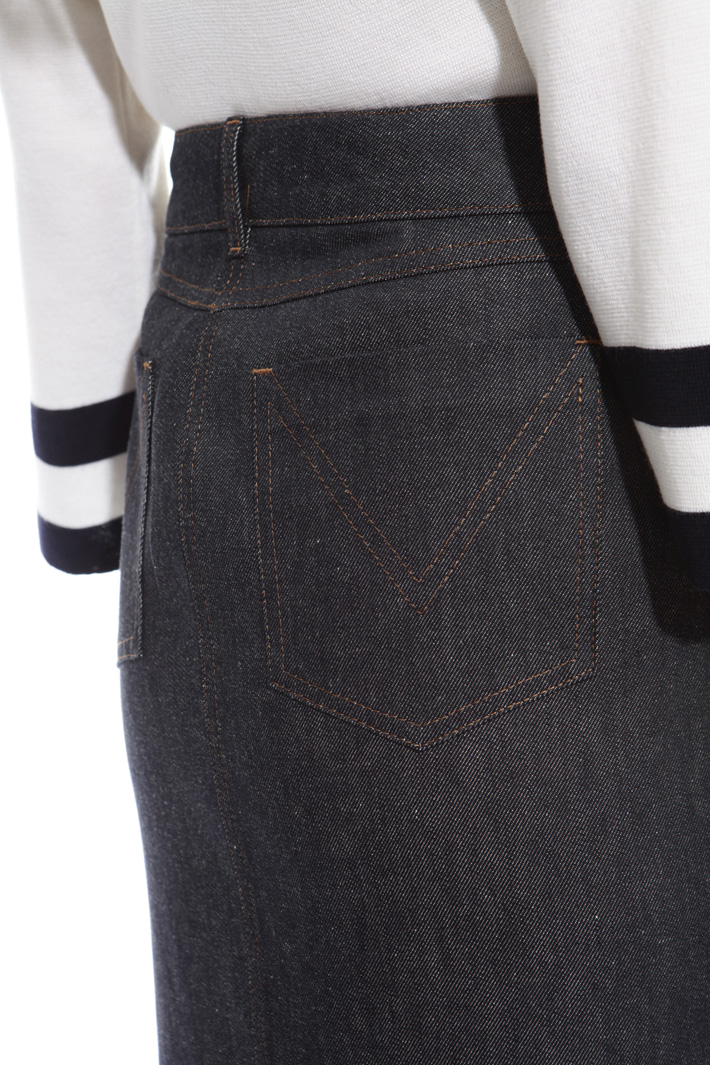 Gonna cinque tasche in denim Fashion Market Gonna cinque tasche in denim Fashion Market