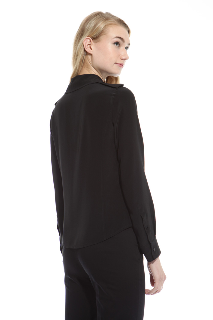 Camicia in seta con zip Fashion Market Camicia in seta con zip Fashion Market
