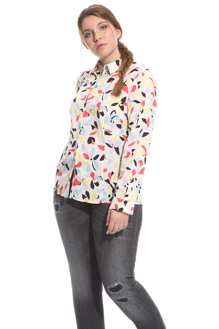 Camicia in mussola di cotone Fashion Market Camicia in mussola di cotone Fashion Market