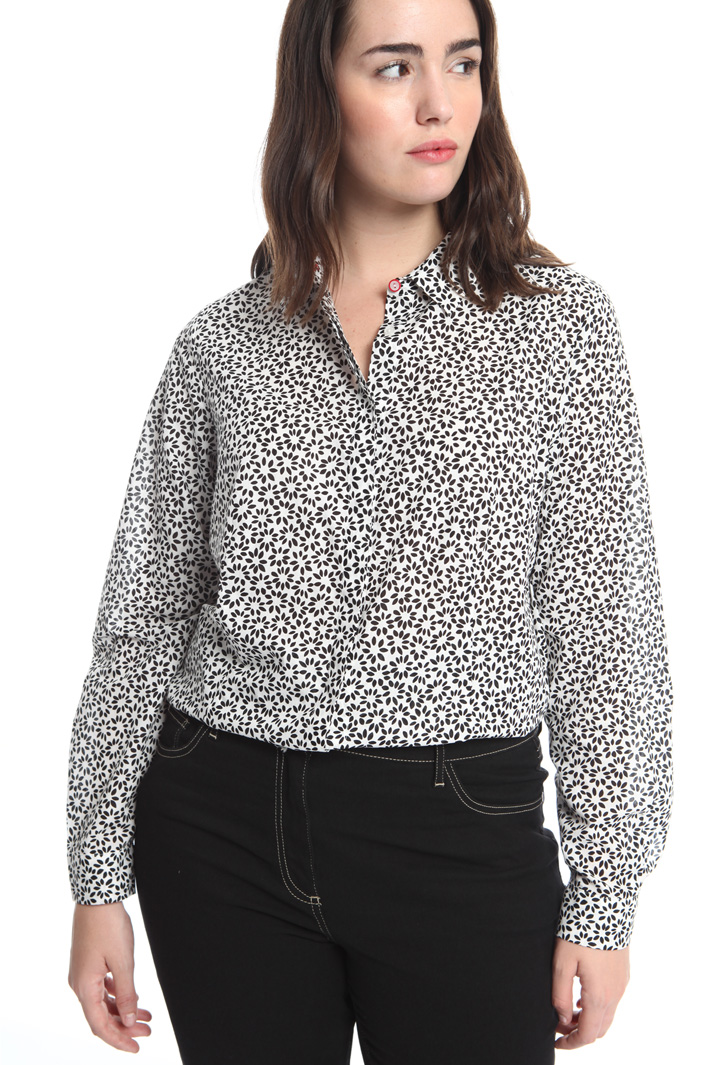 Camicia in mussola di cotone Fashion Market Camicia in mussola di cotone Fashion Market