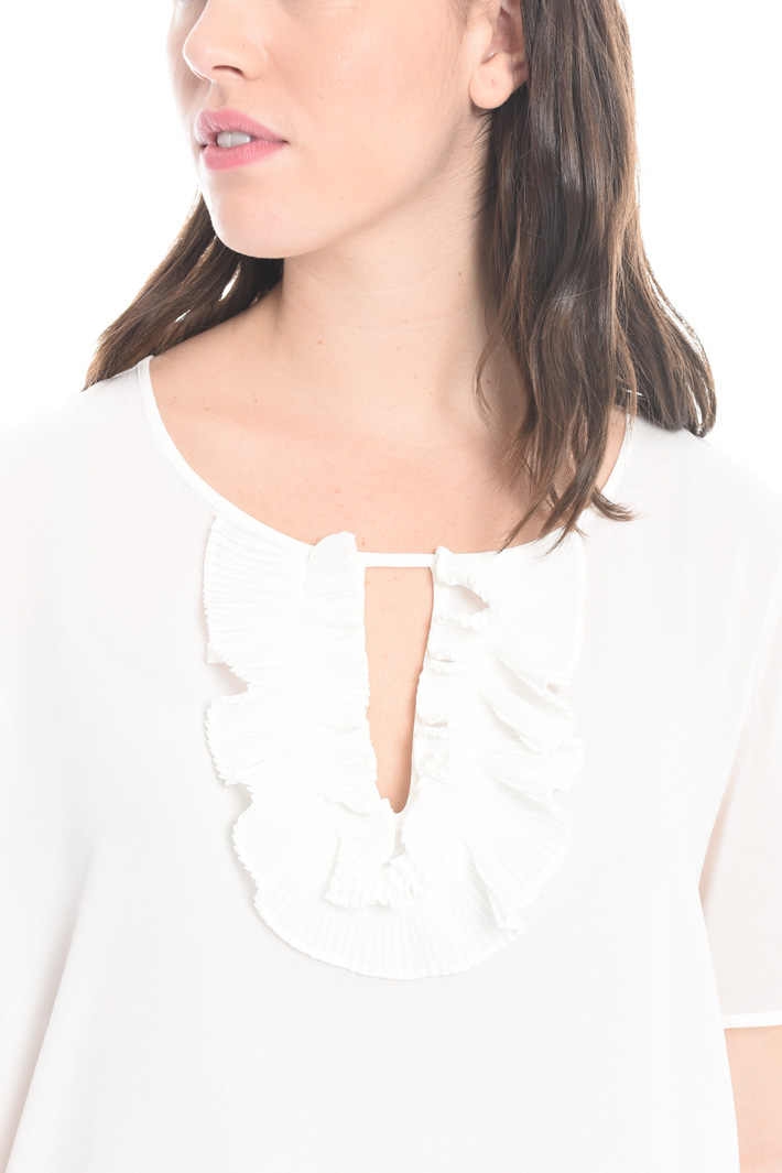Blusa in georgette Fashion Market Blusa in georgette Fashion Market