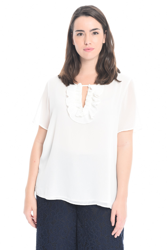 Blusa in georgette Fashion Market Blusa in georgette Fashion Market