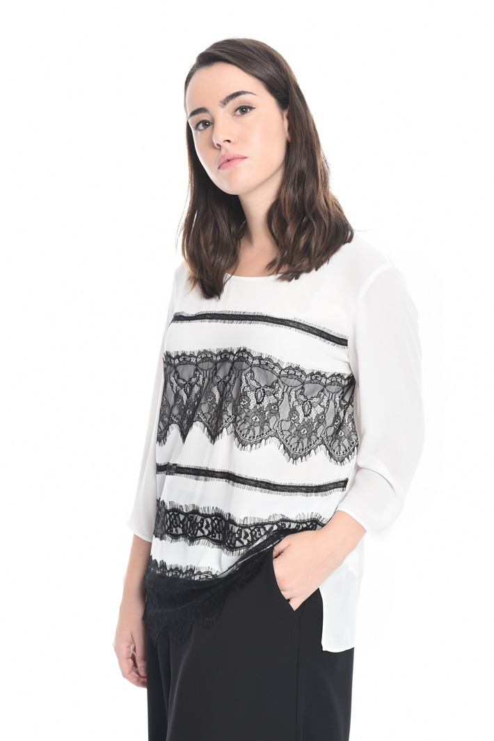Blusa in tessuto fluido Fashion Market Blusa in tessuto fluido Fashion Market