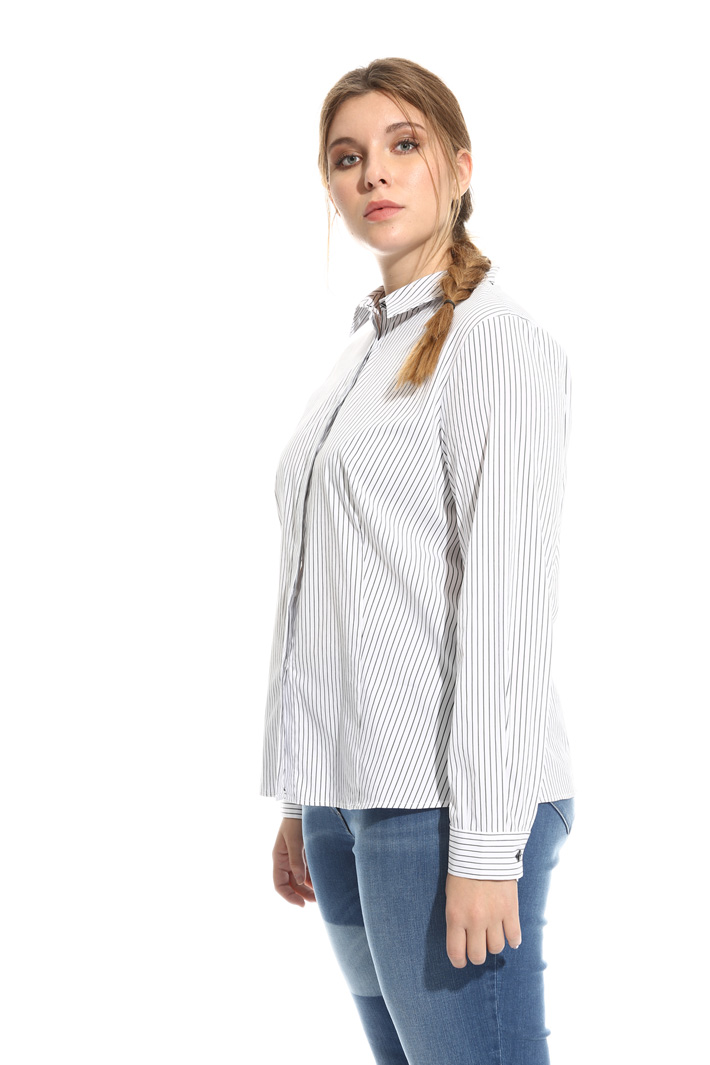 Camicia in cotone tinto filo Fashion Market Camicia in cotone tinto filo Fashion Market