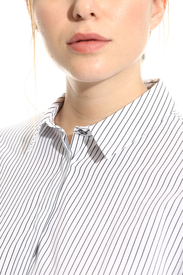 Camicia in cotone tinto filo Fashion Market Camicia in cotone tinto filo Fashion Market