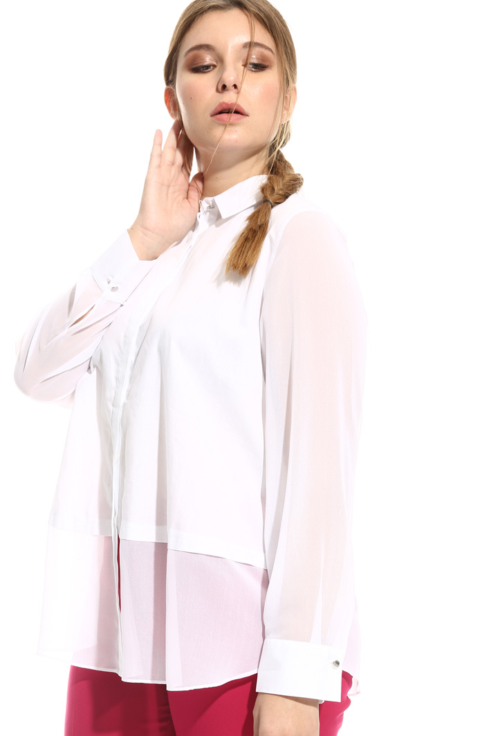 Camicia in cotone e gerogette Fashion Market Camicia in cotone e gerogette Fashion Market