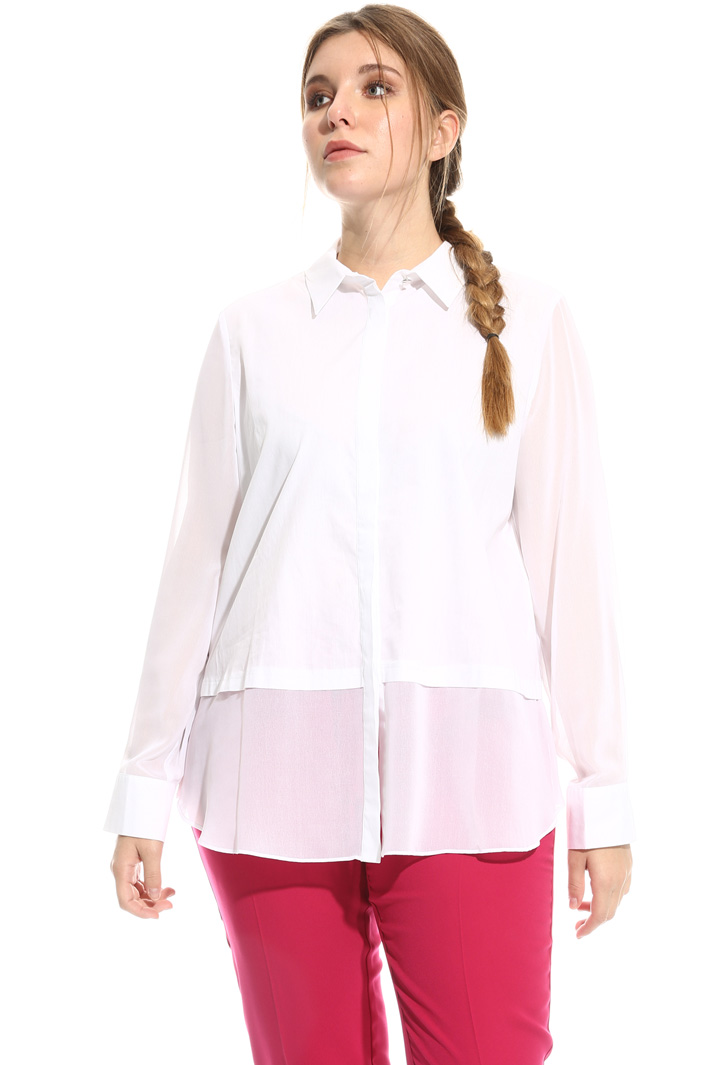 Camicia in cotone e gerogette Fashion Market Camicia in cotone e gerogette Fashion Market