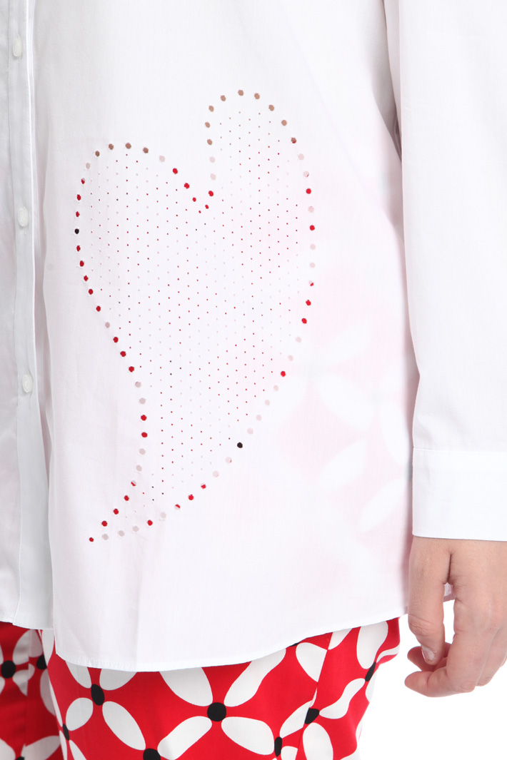 Camicia con motivo traforato Fashion Market Camicia con motivo traforato Fashion Market