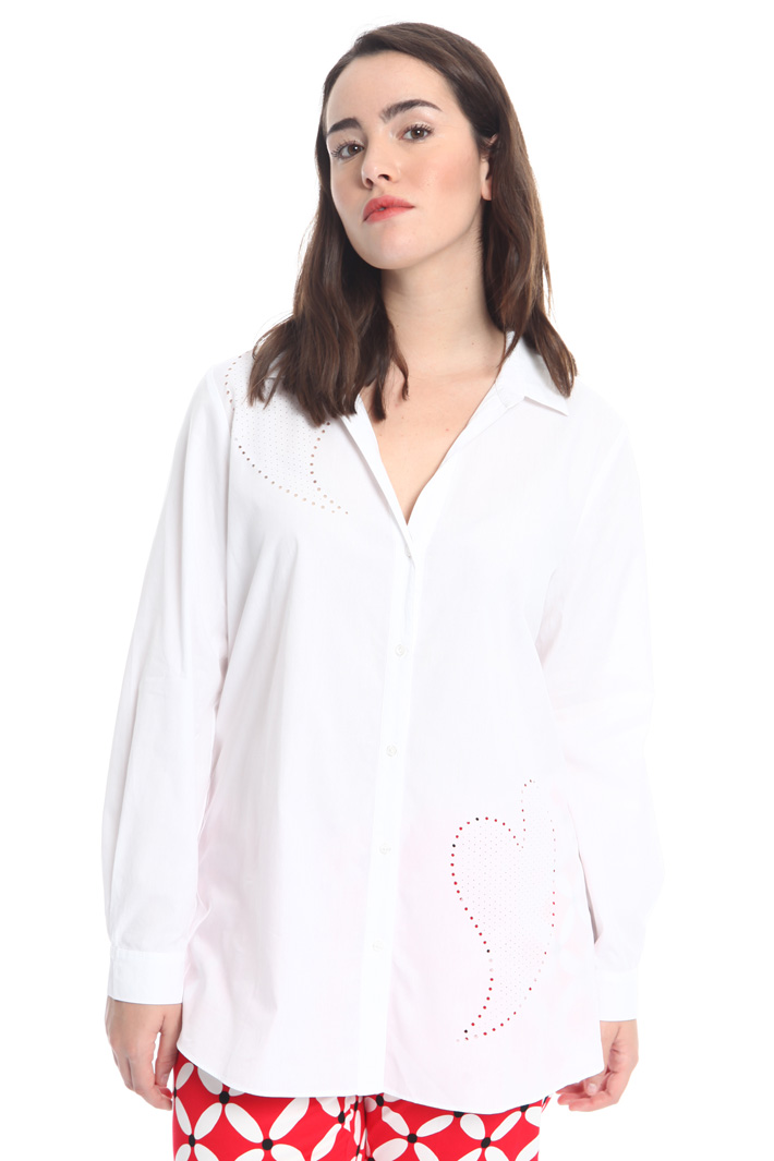 Camicia con motivo traforato Fashion Market Camicia con motivo traforato Fashion Market