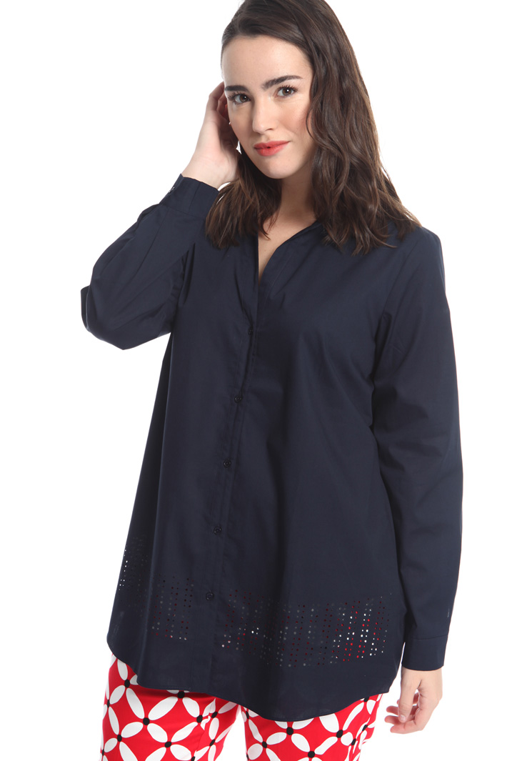 Camicia con motivo traforato Fashion Market Camicia con motivo traforato Fashion Market