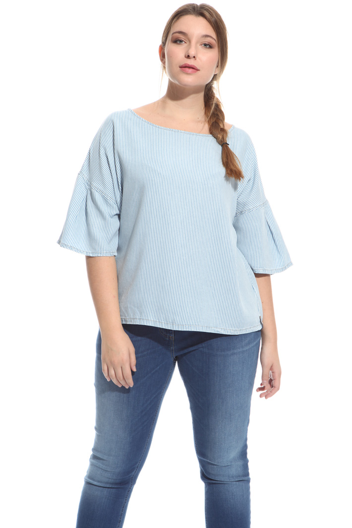Casacca boxy effetto denim Fashion Market Casacca boxy effetto denim Fashion Market