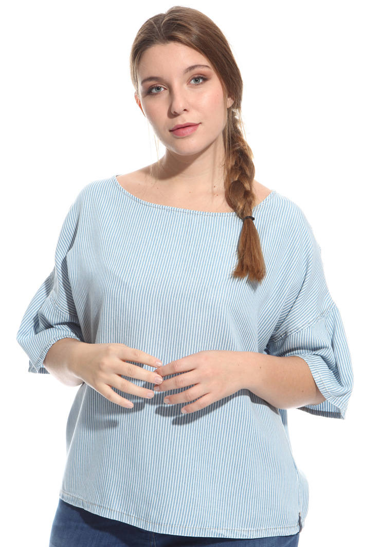 Casacca boxy effetto denim Fashion Market Casacca boxy effetto denim Fashion Market