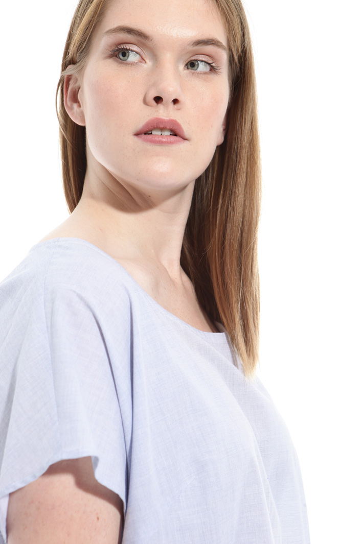 Blusa in cotone ricamato Fashion Market Blusa in cotone ricamato Fashion Market