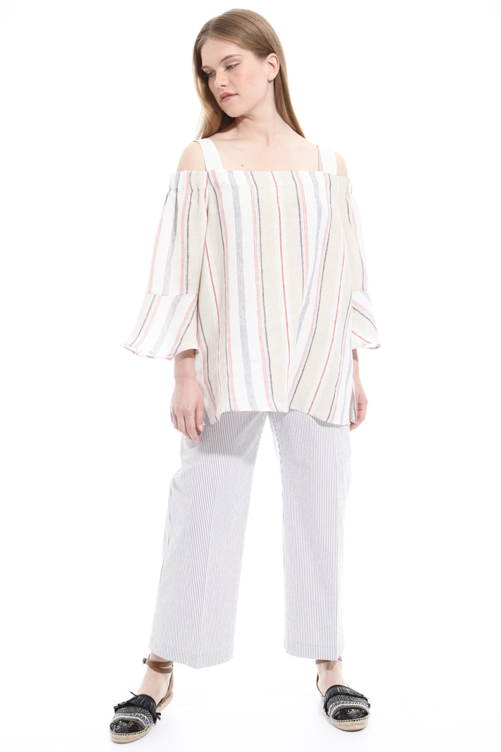 Top con spalline in gros grain Fashion Market Top con spalline in gros grain Fashion Market