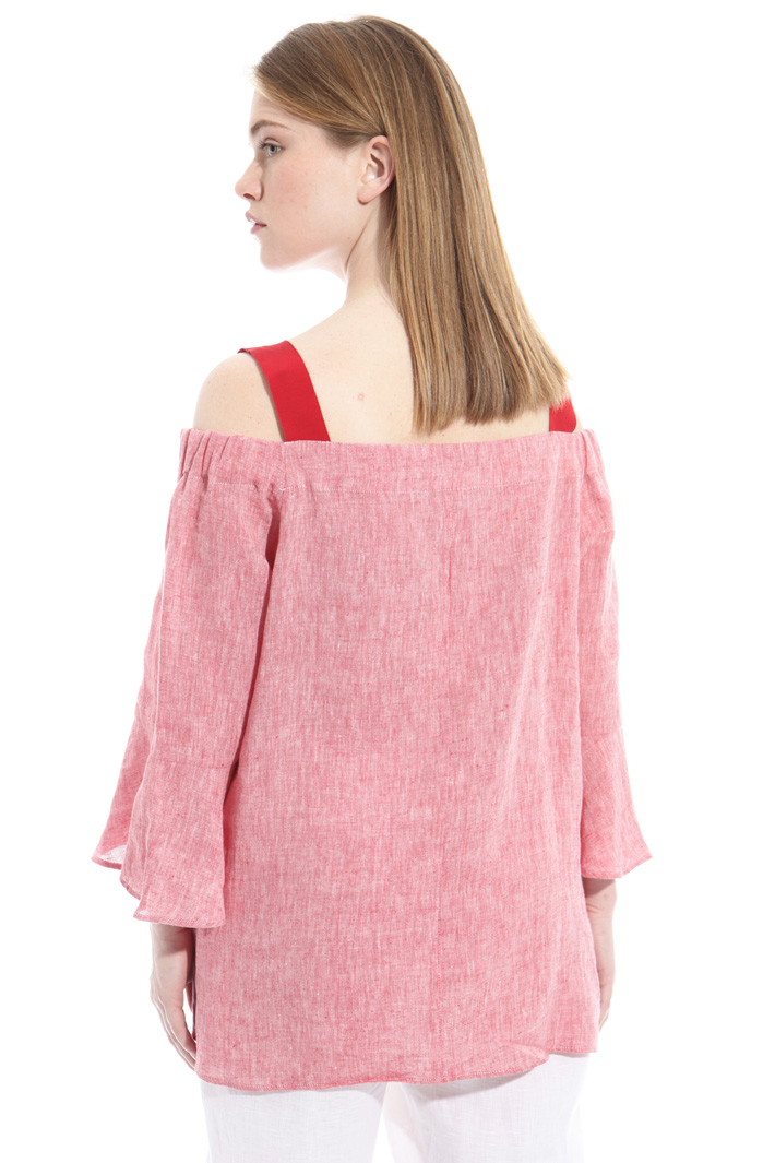 Top con spalline in gros grain Fashion Market Top con spalline in gros grain Fashion Market