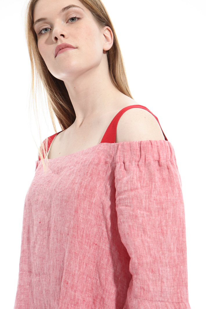 Top con spalline in gros grain Fashion Market Top con spalline in gros grain Fashion Market