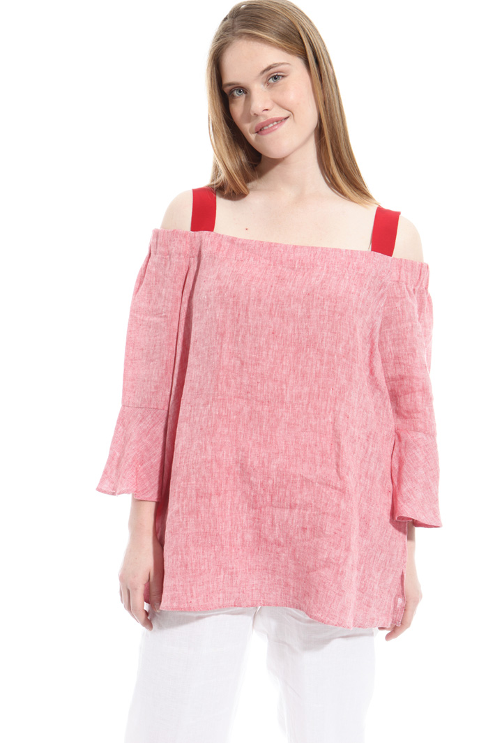 Top con spalline in gros grain Fashion Market Top con spalline in gros grain Fashion Market