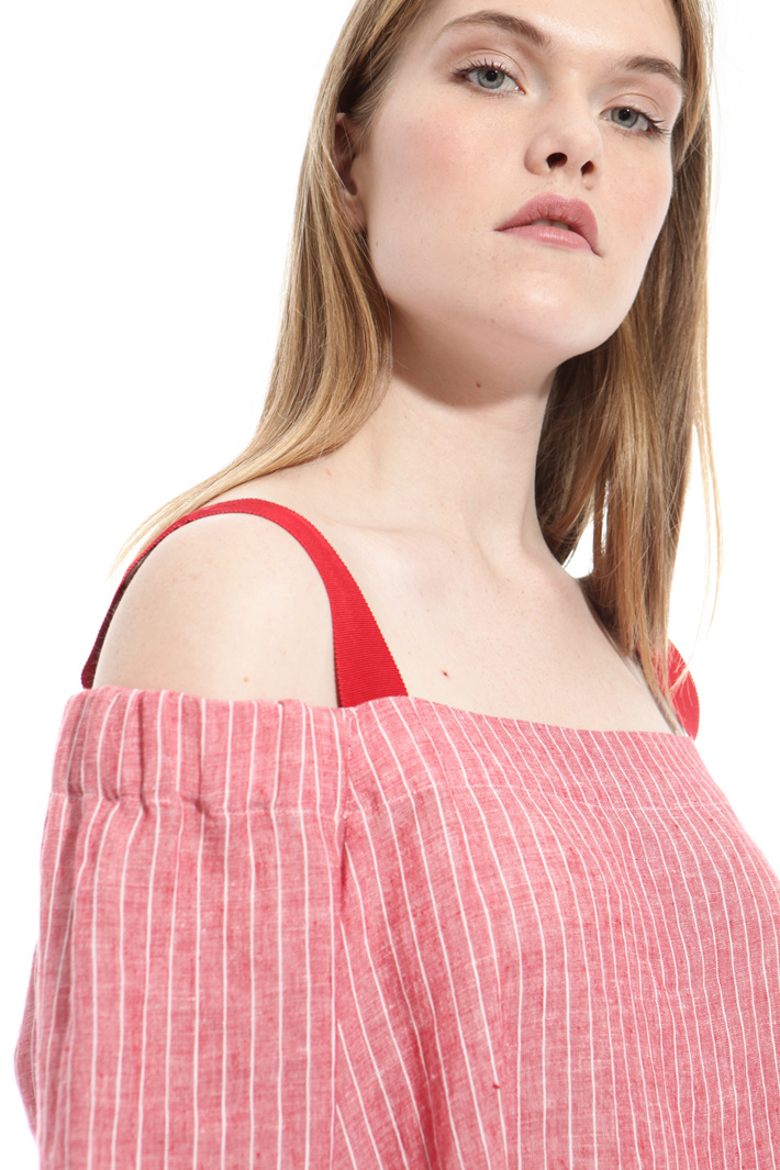 Top con spalline in gros grain Fashion Market Top con spalline in gros grain Fashion Market