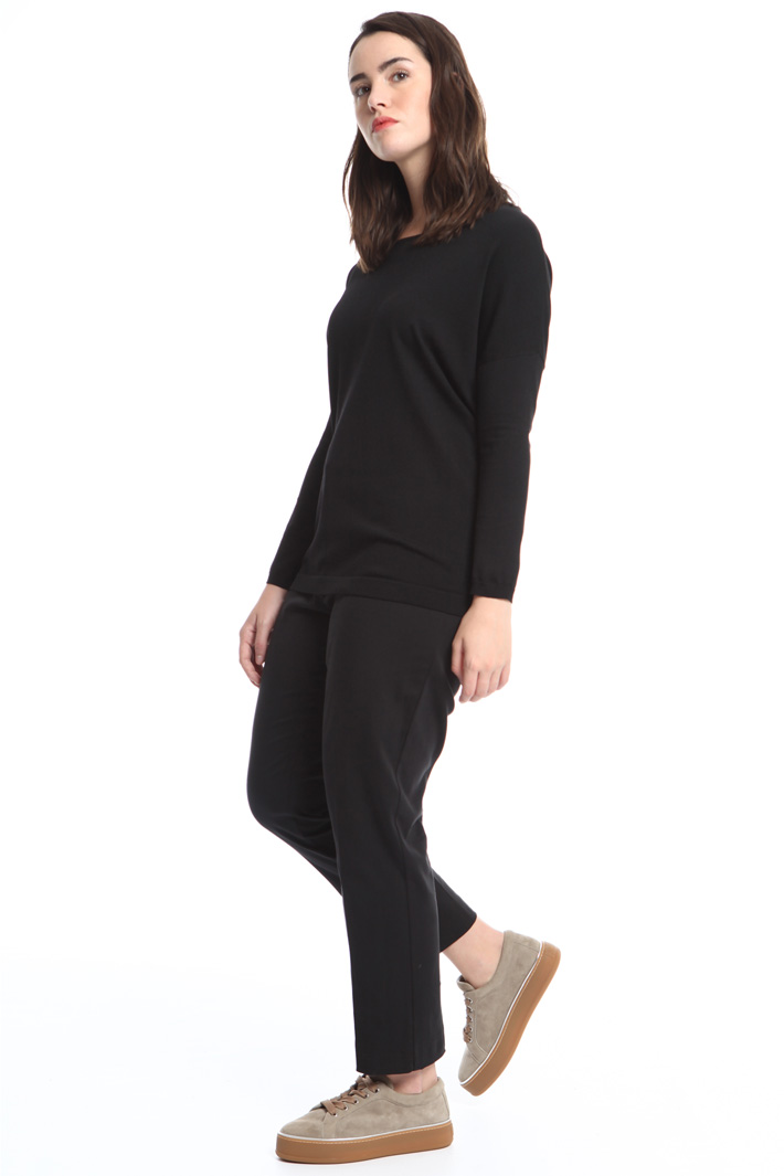 Pantaloni in raso di cotone Fashion Market Pantaloni in raso di cotone Fashion Market