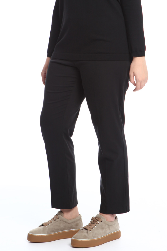 Pantaloni in raso di cotone Fashion Market Pantaloni in raso di cotone Fashion Market