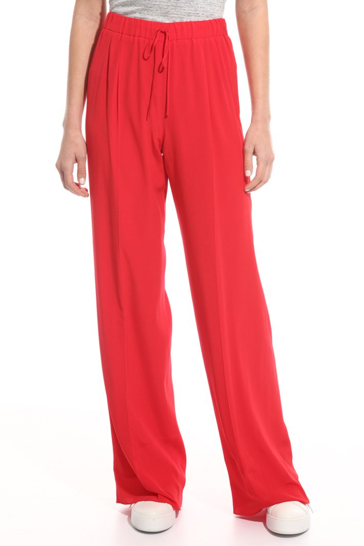 Pantalone fluido in pura seta Fashion Market Pantalone fluido in pura seta Fashion Market