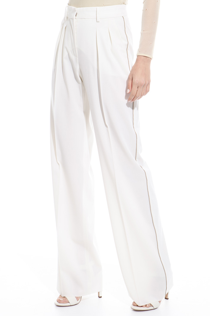 Pantalone dritto in lana Fashion Market Pantalone dritto in lana Fashion Market