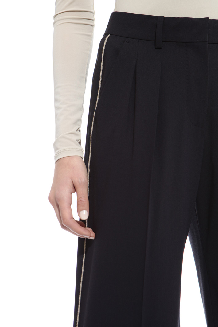 Pantalone dritto in lana Fashion Market Pantalone dritto in lana Fashion Market