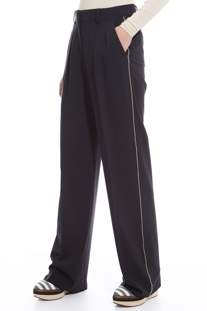 Pantalone dritto in lana Fashion Market Pantalone dritto in lana Fashion Market