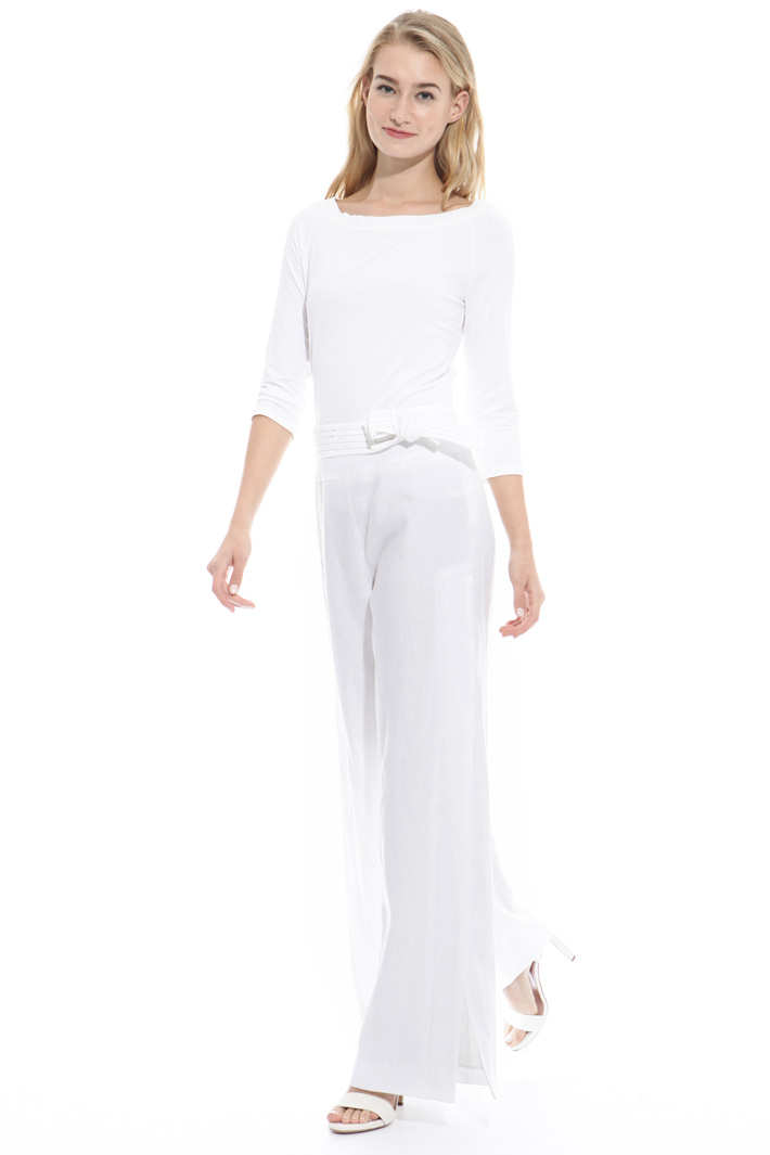 Pantalone ampio con spacchi Fashion Market Pantalone ampio con spacchi Fashion Market